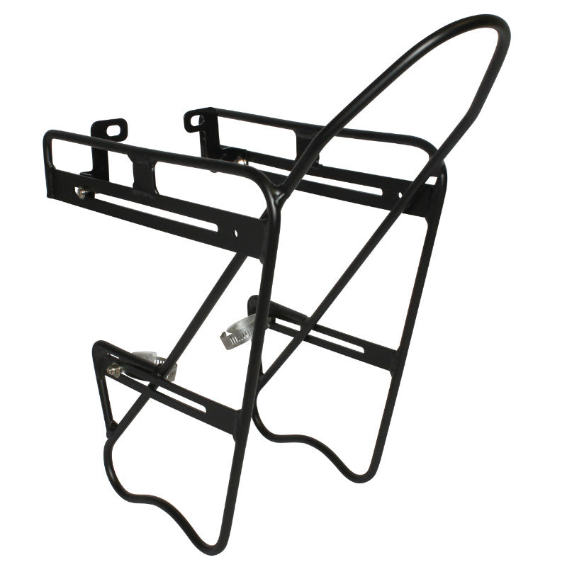 Porte Bagage Vélo Avant A Tringles Zefal Raider Front Alu Noir Réglable Compatible Fourche Suspension-Frein A Disque (18