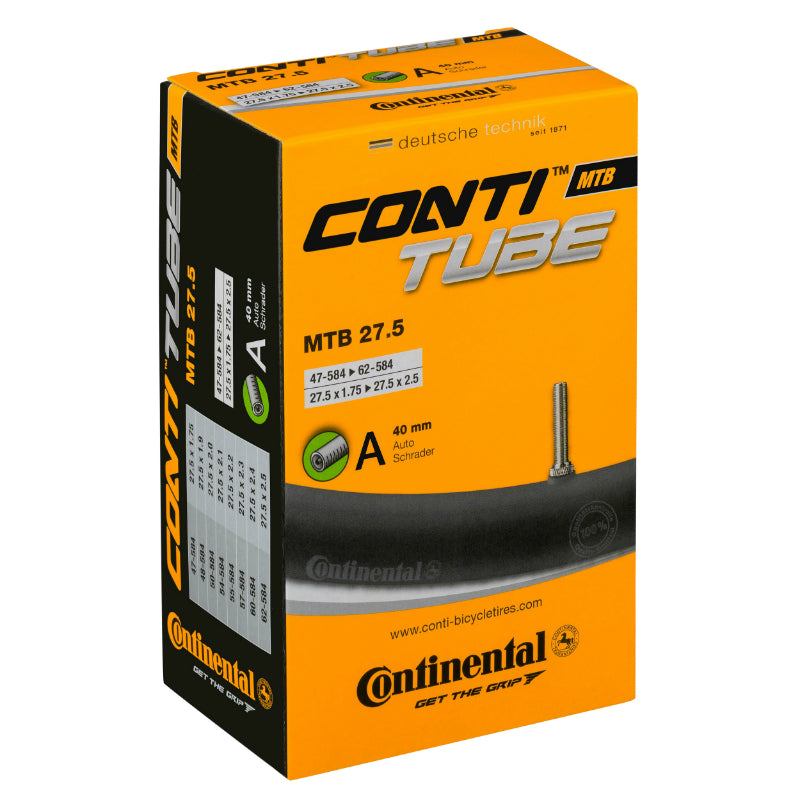 Chambre A Air Vélo 27.5 X 1.75-2.50 Continental Valve Standard 40 mm