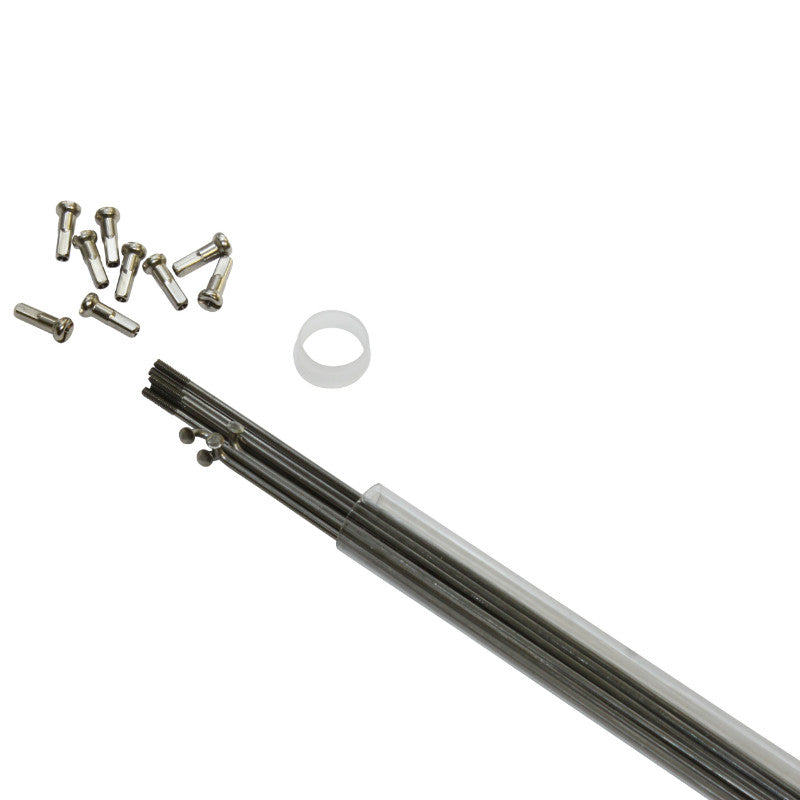 Rayon INOX Argent 2 mm L 280 mm Tête Coudée Avec Écrou (Tube De 10)
