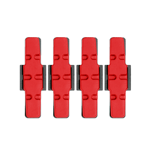 Plaquettes de frein rouges (2 jeux)