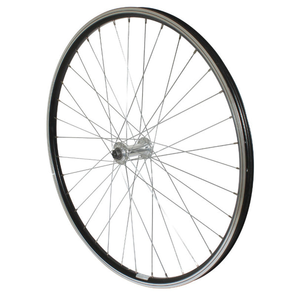 Roue VTT Patin Blocage 26" P2R Avant Alu Noir Double Paroi Moyeu Alu
