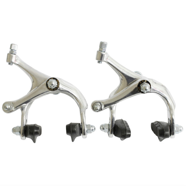 Étrier Frein Route-Fixie Patin Newton Alu Argent 41-51 mm Pour Roue 700 (Paire)