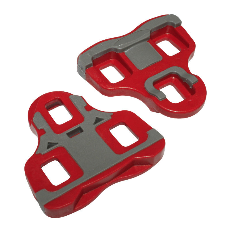 Cale Pédale Newton Type Look Keo Rouge Bi-Matiere Angle 6°(Paire)
