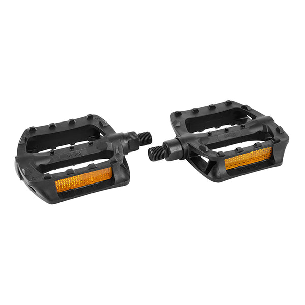 Pédale BMX Newton Résine Noir 1-2" Roulement Du (Paire Sur Carte)