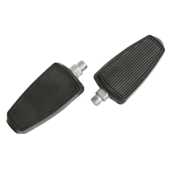 Pédale City - Cyclo Marwi Union Adaptable Peugeot 103 Noir Résine Filetage Francais (14X1,25 mm)