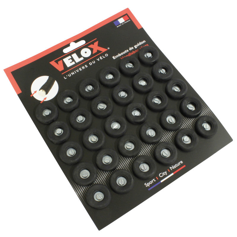 Bouchon De Cintre Route Vintage Velox Noir A Visser (Sachet De 30)
