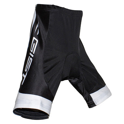 Cuissard Court Gist Junior Sans Bretelles Fond Coolmax Noir-Blanc 8-10 Ans