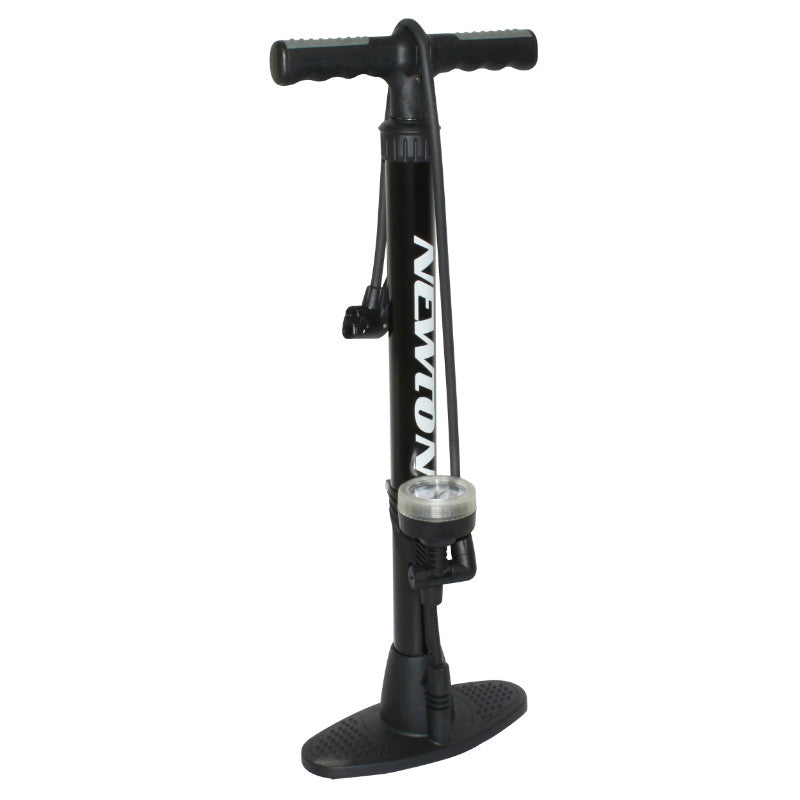 Pompe A Pied Newton Fpr3 Acier Colori Noir Base Résine Raccord Double Style Switch Avec Manometre 11Bars Vp-Vs