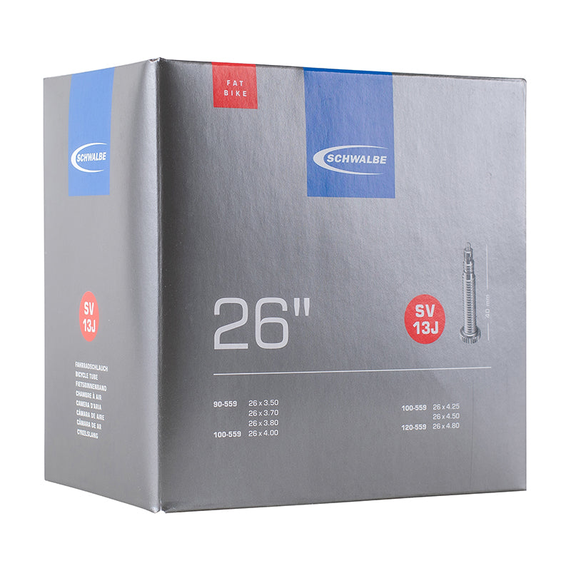 Chambre A Air Vélo 26 X 3.50-4.80 Schwalbe Valve Presta Obus Demontable Tout Alu (Sv13J)