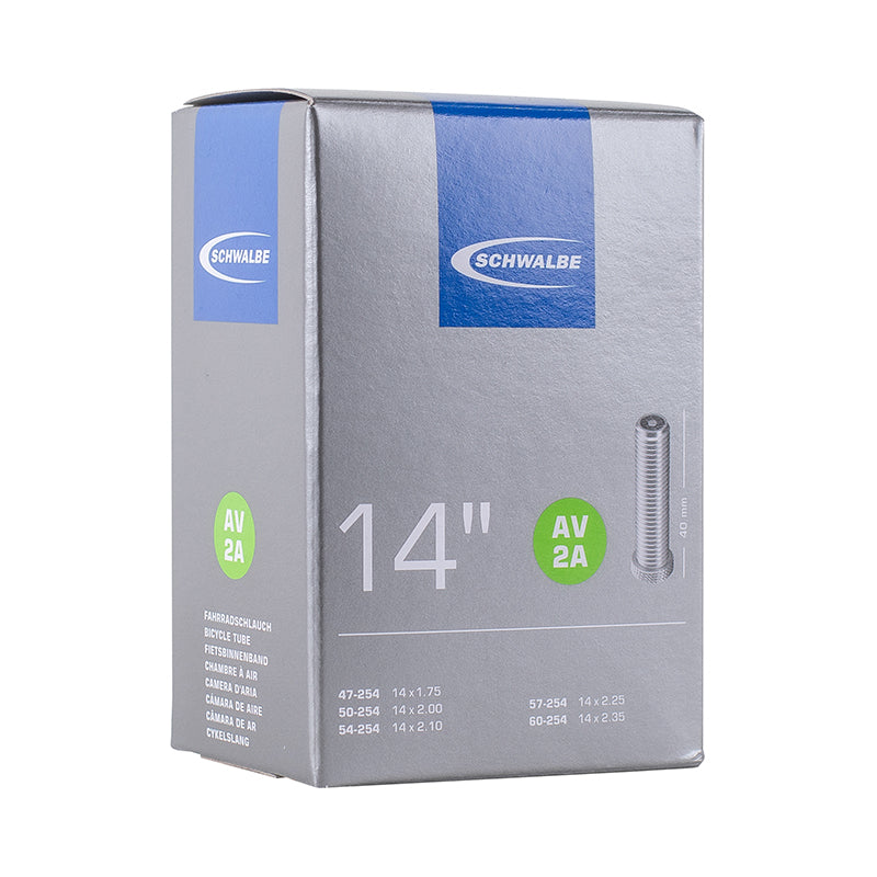 Chambre A Air Vélo 14 X 1.75 Schwalbe Valve Standard (47-254 À 60-254)(Av2A)