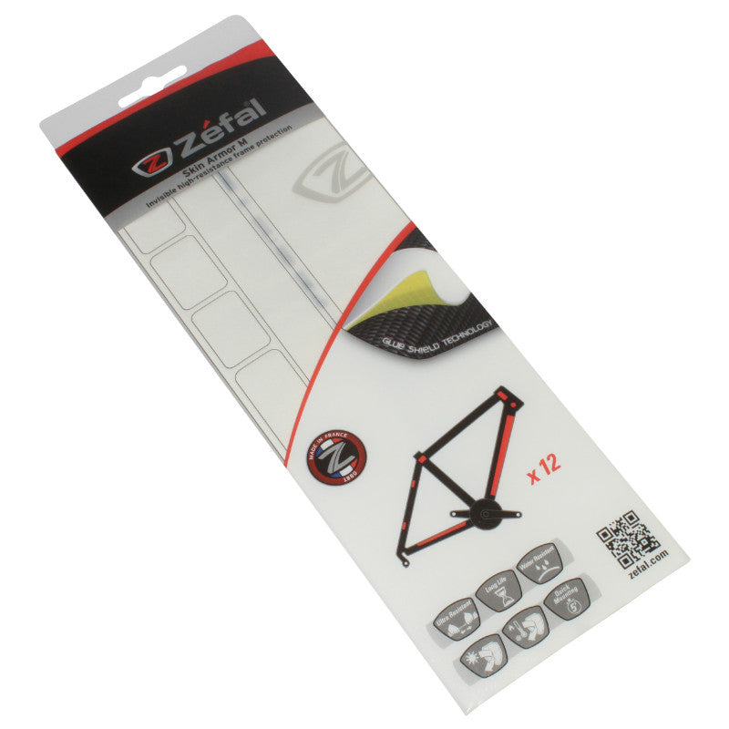 Protection Cadre Zefal Skin Armor M Invisible Pour Cadre Brillant (Planche De 12 Pieces)