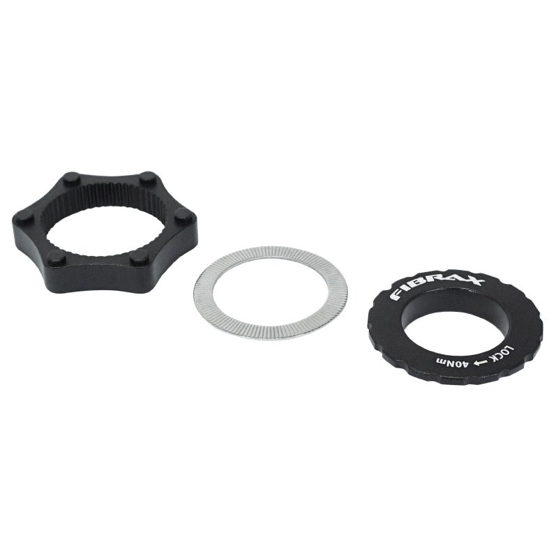 Adaptateur Frein A Disque Transforme Fixation Disque Centerlock Fibrax En 6 Trous Pour Tout Axe (15 mm -12 mm Et Standard)