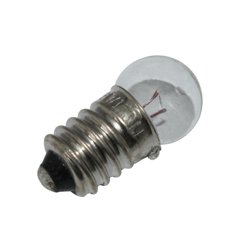 Ampoule-Lampe Vélo 6V 0,6W Standard E-10 Graisseur Blanc A Visser (Feu De Position Arrière) (Vendu A L Unite) -Flosser-