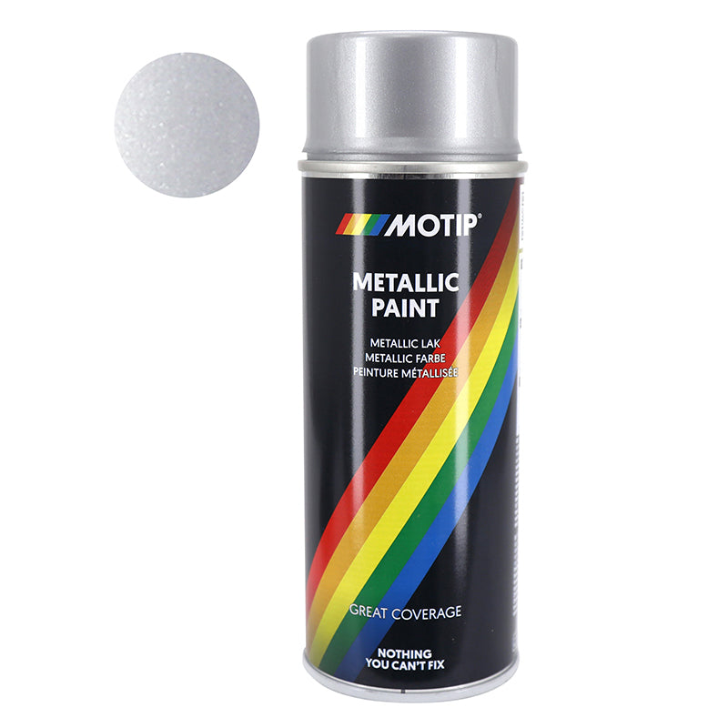 Bombe De Peinture Motip Pro Métal Argent Aerosol 400Ml (04046)