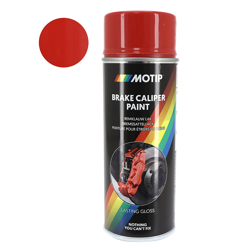 Bombe De Peinture Motip Pro Étrier Frein Rouge Aerosol 400 Ml (04098)