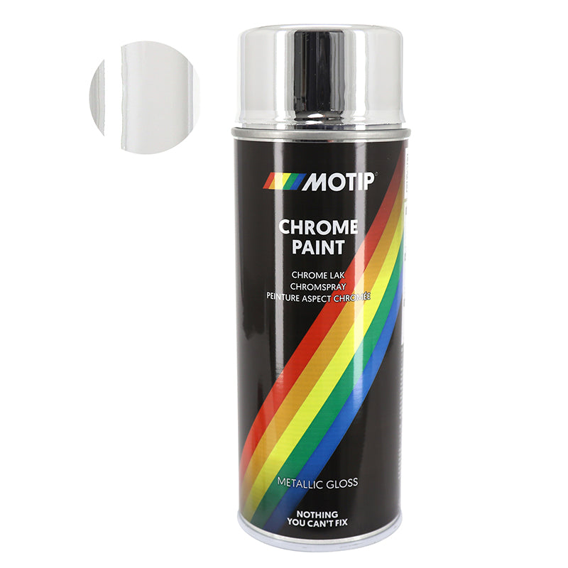 Bombe De Peinture Motip Pro Effet Chrome Aerosol 400Ml (04060) (Attention Ne Pas Couvrir De Vernis)