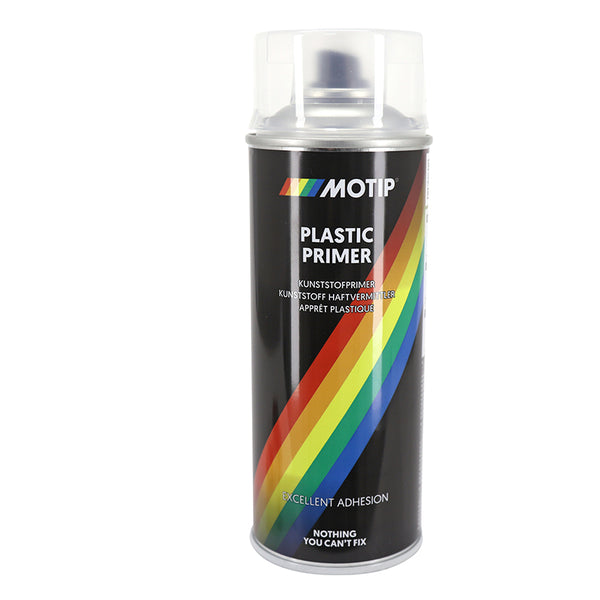 Appret Peinture Motip Primer Pro Spécial Plastique Transparent (Aerosol-Bombe 400 Ml) (04063)
