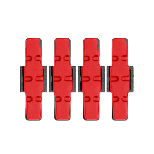 Plaquettes de frein rouges (2 jeux)