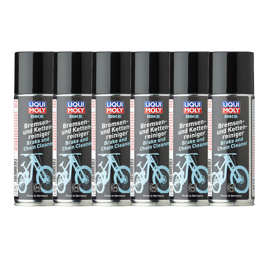 Nettoyant pour chaînes et freins, 400 ml, 6 pulvérisateurs par carton