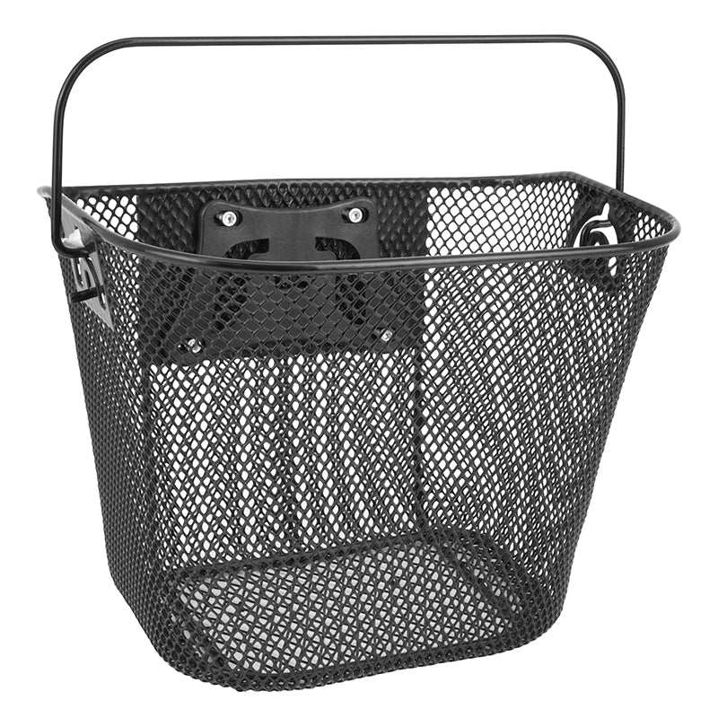 Panier Avant Enfant Newton Small Noir Fixation Rapide 6L (Lg27Xl22Xh22)