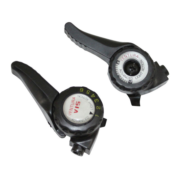 Manette VTT P2R Indexe A Collier Sur Cintre 6V. (Paire)