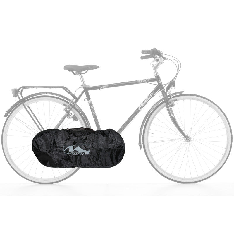 Housse De Protection Transmission Vélo M-Wave Noir (Chaîne-Pédalier-Cassette)