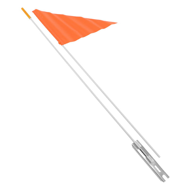 Drapeau Sécurité Avec Tige 1.50M Orange(Vendu A L Unite)