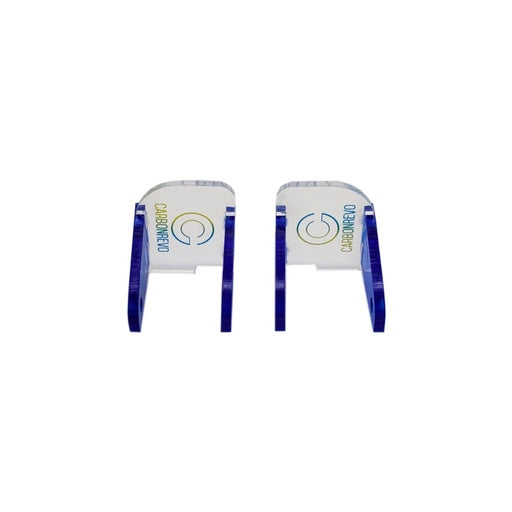 Carbonrevo Cache LED Avant Bleu Translucide - Paire - Dualtron RAPTOR/1/2/ULTRA