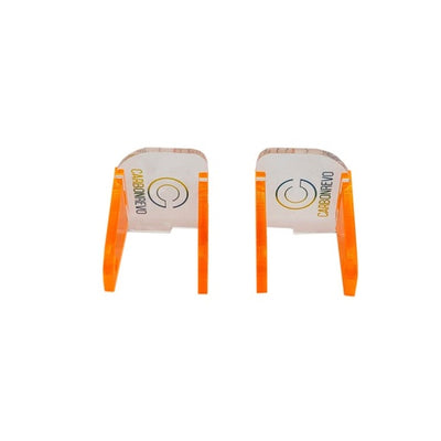 Carbonrevo Translucent Orange Front LED Cover - 1 Pair - Dualtron Raptor