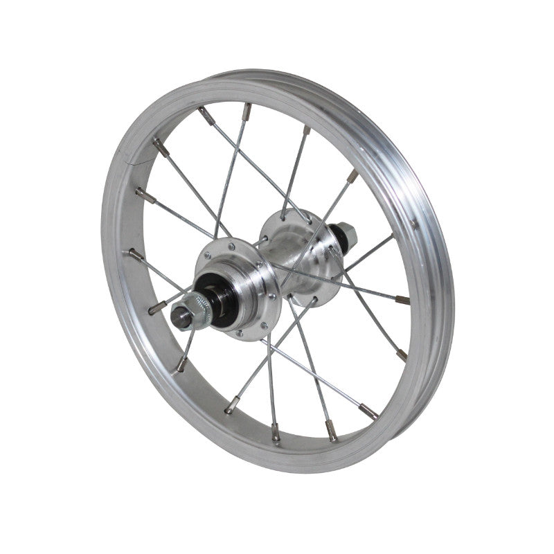 Roue City Patin 12" Arrière Jante Et Moyeu Alu Axe Plein Roue Libre 1V