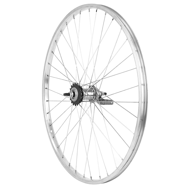 Roue City Patin Torpedo Arrière 26" Jante Alu Moyeu Acier Retropedalage 1V Avec Pignon (Coaster Brake) Jante 21C (35-559)