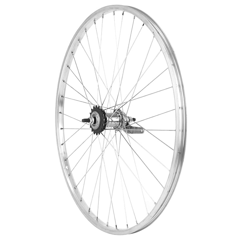 Roue City Patin Torpedo Arrière 650X35B Jante Alu Moyeu Acier Retropedalage 1V Avec Pignon (Coaster Brake) Jante 21C (35-584)