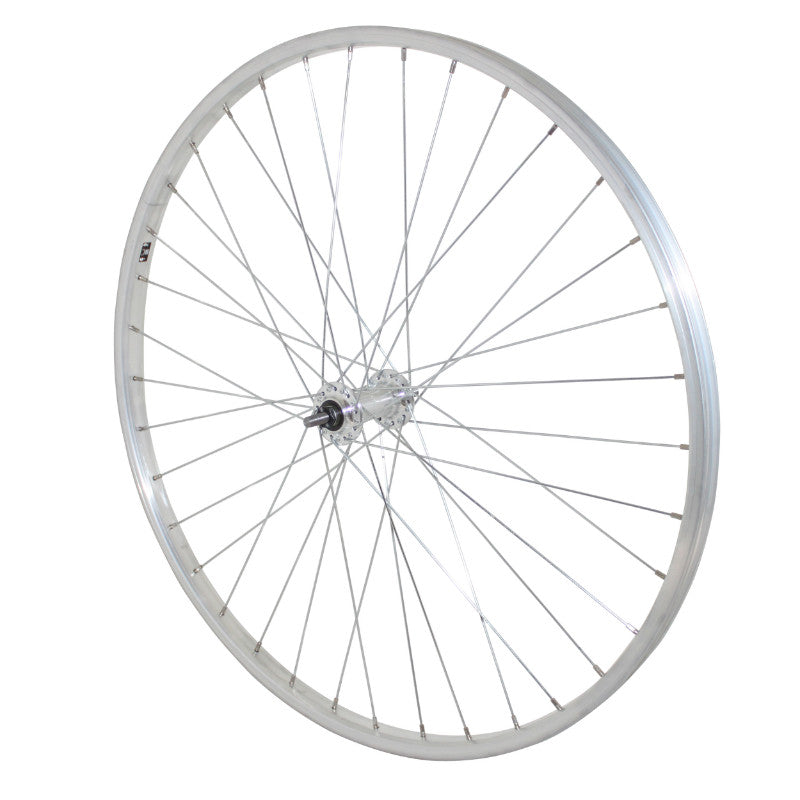 Roue City Patin 650X35B Avant Jante Et Moyeu Alu Axe Plein (35-584) (Vendu Avec Écrou 9X100) Jante 21C