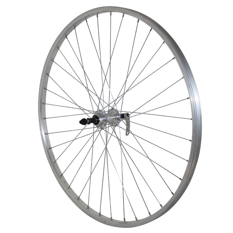 Roue VTC Patin Blocage 700 X 35 - 28" Alu Arrière Moyeu Alu Roue Libre 7-6-5V 36 Rayons Jante 21C
