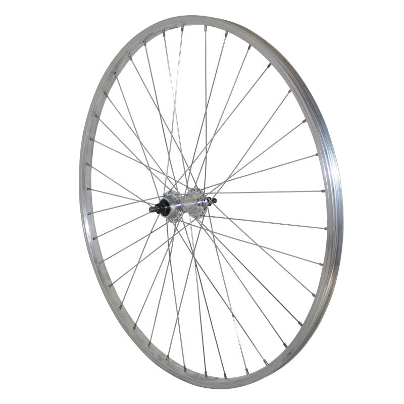 Roue VTC - City Patin 700 X 28 - 35 Arrière Jante Et Moyeu Alu Axe Plein Roue Libre 1V (Vendu Avec Écrou 10X100) Jante 1