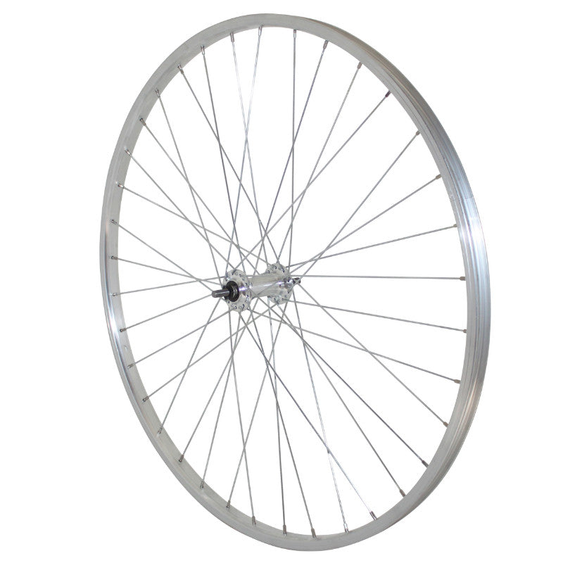 Roue VTC - City Patin 700 X 28 - 35 Avant Jante Et Moyeu Alu Axe Plein (Vendu Avec Écrou 9X100) Jante 19C