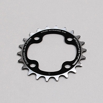 Plateau VTT 4 branches Ø 64 Ta Chinook 26 dents Intérieur Triple Noir Alu Pour Shimano - Sram - Fsa 9V.