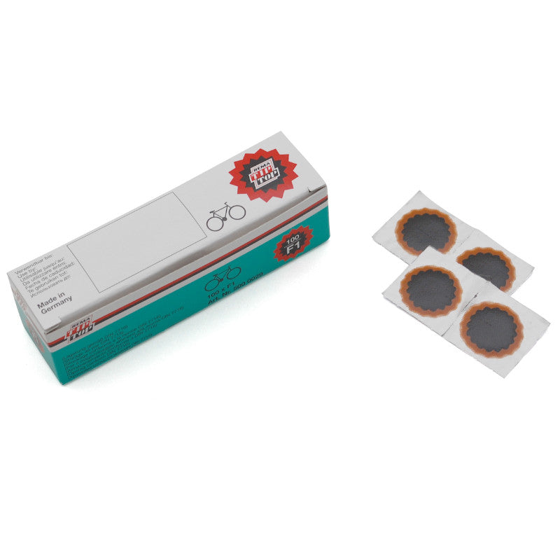 Rustine Chambre Tip Top F1 Rouge Ronde Diam 25 mm (Boite De 100) (500 0029)