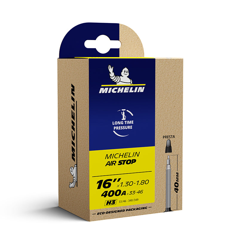 Chambre A Air Vélo 400A 16 X 1.30-1.80 Michelin H3 Valve Presta 36 mm 85G (Offre Spéciale)
