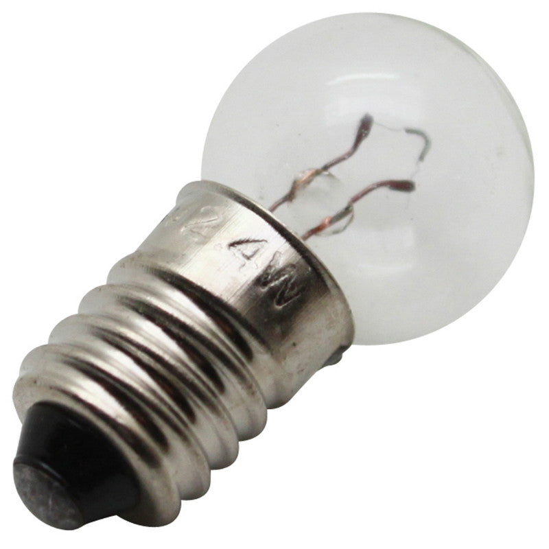 Ampoule-Lampe Vélo 6V 2,4W Standard E10 G14 P2R Blanc A Visser (Lampe Vélo Feu Avant) (Boite De 10)