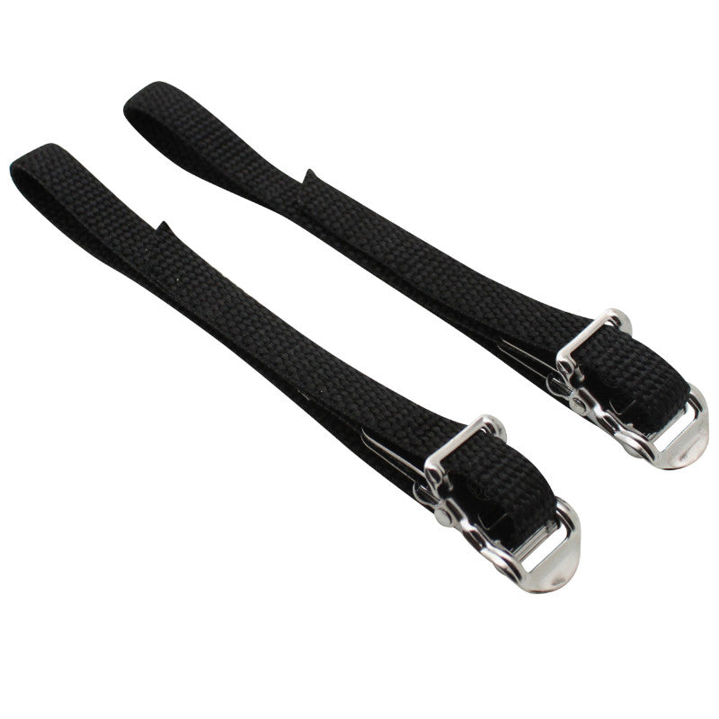Courroie Cale Pied VTT-Route P2R Nylon Noir (Vendu A La Paire)