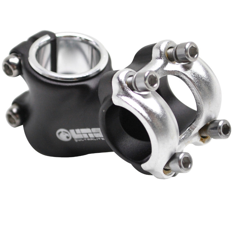 Potence Route-VTT Uno Alu Noir Capot Argent Releve 35° 25,4 L 60 mm Pour Potence 1" Et 1" 1-8