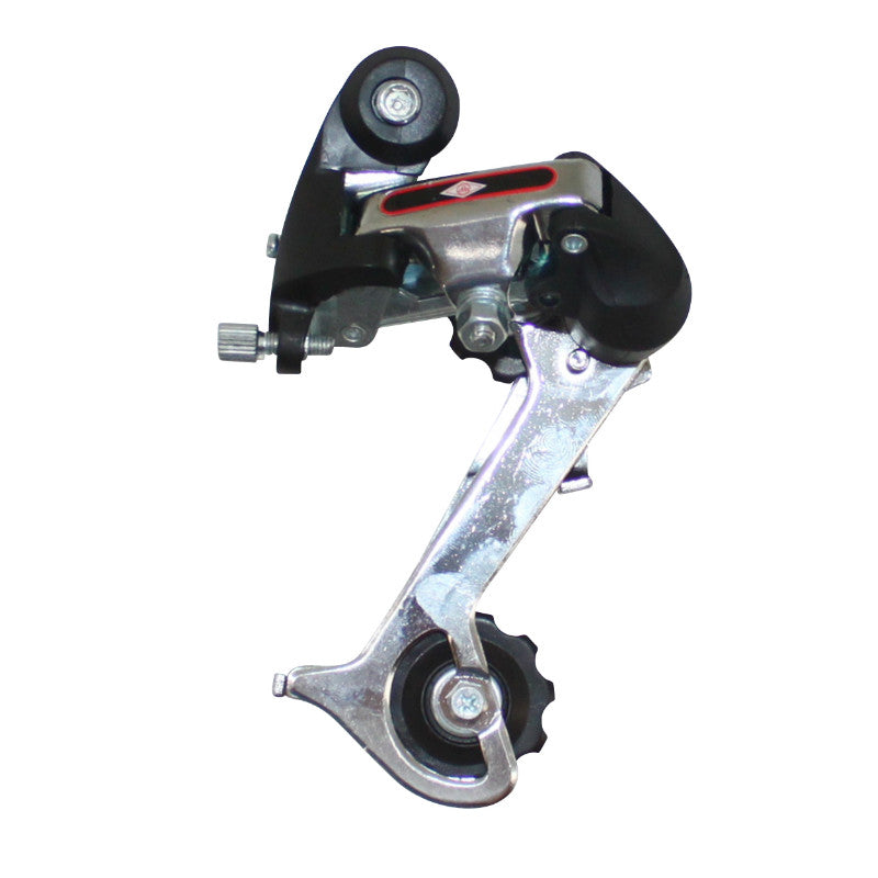 Dérailleur VTT Arrière P2R First 6-7V. Chape Longue A Vis (Compatible Shimano)