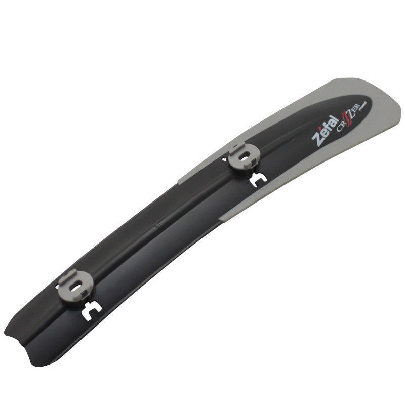 Garde Boue Route Sur Cadre Zefal Croozer Road Noir-Gris (Sur Tube Diagonal 75 mm Maxi) (Vendu A L Unite)