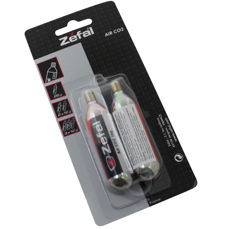 Cartouche CO2 Filete Zefal 16G (Blister De 2)