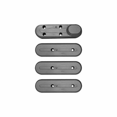 Set of 4 Xiaomi M365 & M365 Pro wheel screw covers - black