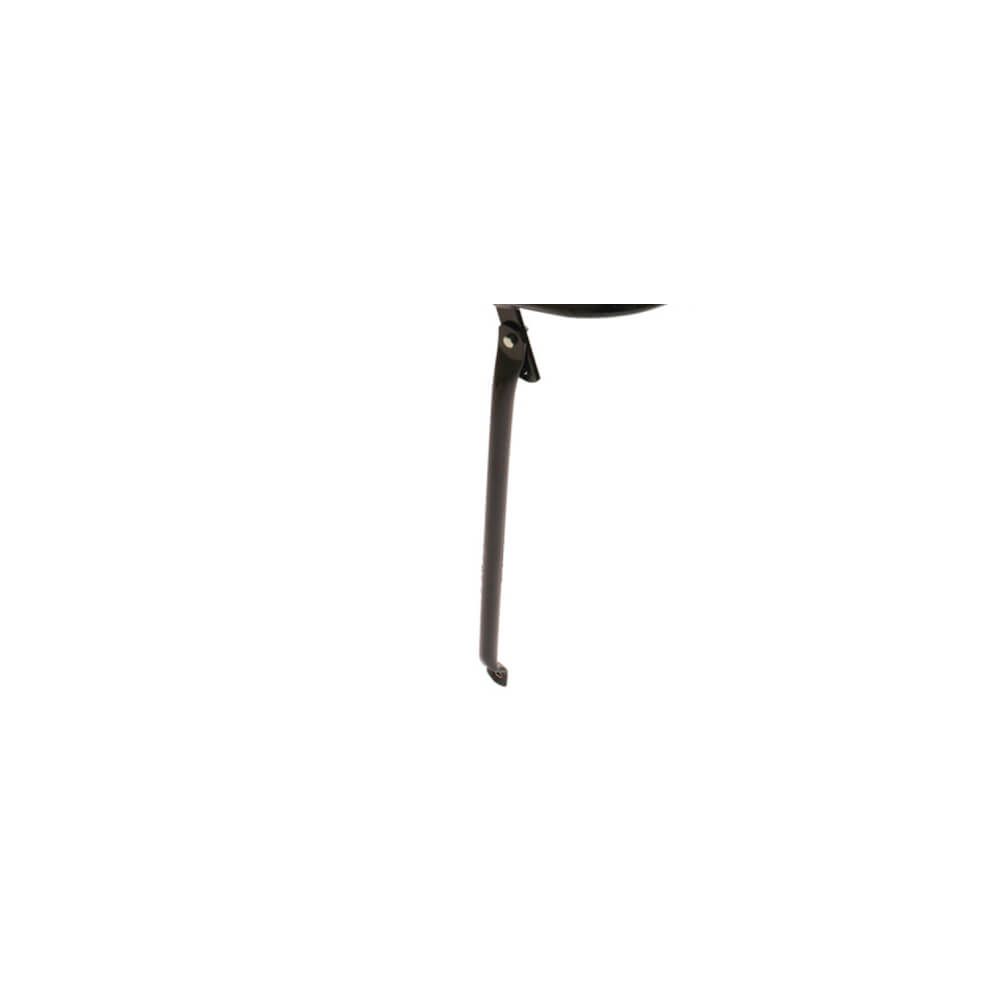 Pied porteur avant Steco sans crochet d'éclairage m noir