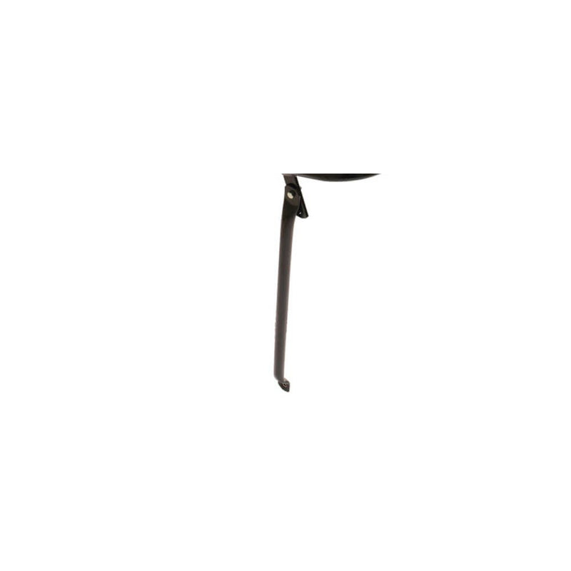 Pied porteur avant Steco sans crochet d'éclairage m noir