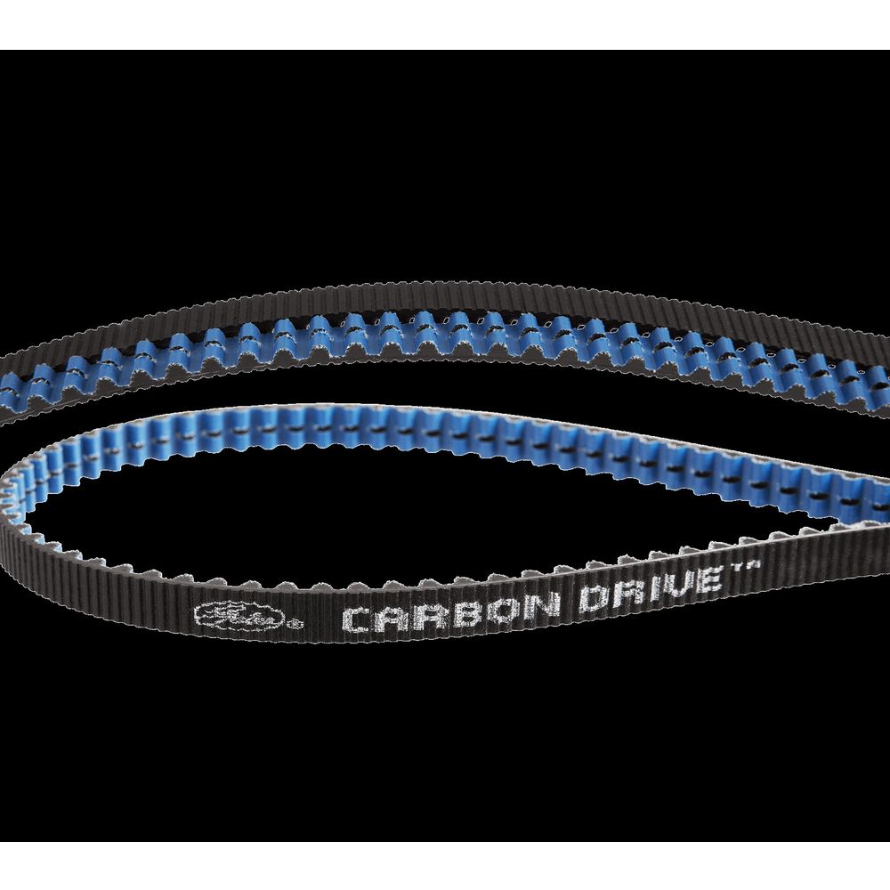 Courroie carbone Gates CDX Carbon Drive 120 dents noir/bleu