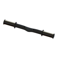 Repose-pieds Steco sur tube de cadre noir mat